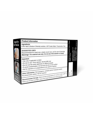 Shusher Care Saline Ampoules - 50Ct