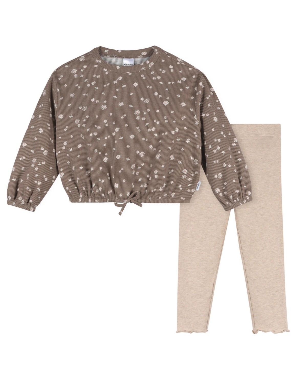 Gerber Toddler Girls' 2-Piece Top and Legging Set