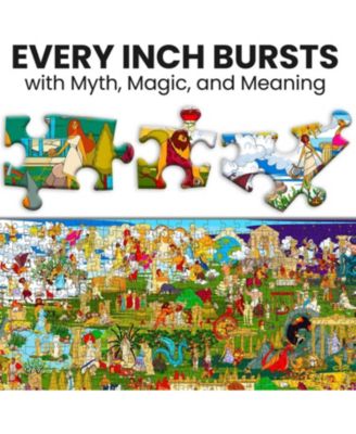 1000 Piece Puzzle for Adults Ancient Myths and Legends with Secret Tasks & Audio Story