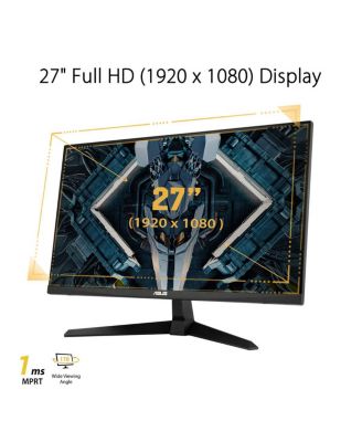 TUF VG277Q1A 27" 16:9 Full HD 165Hz VA LED Gaming Monitor, Built-In Speakers