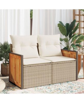 Garden Sofa Beige, Cream White