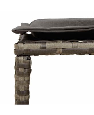 Garden Sofa Set Grey, Dark Grey