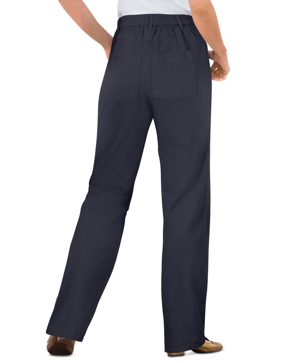 Woman Within Women's Perfect Cotton Back Elastic Denim Jean