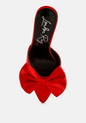 Women's Sidonie Bow Detail Stiletto Mules