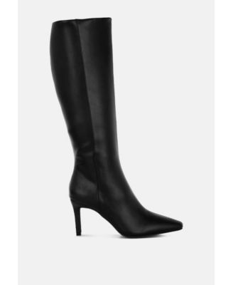 Womens Skara Faux Leather Calf Boots