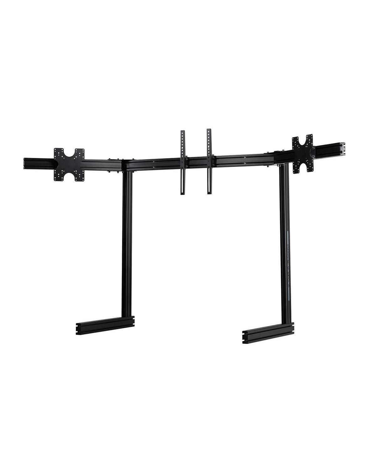 Next Level Racing Elite Free Standing Triple Monitor Stand, Black Edition - Black