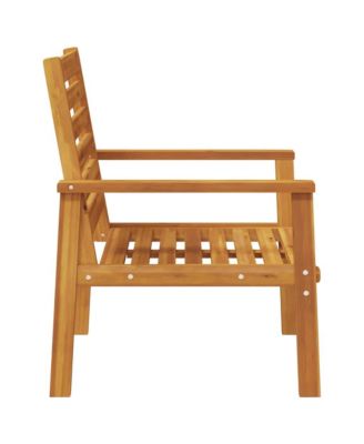 Sofa Chair Natural Wood Solid Acacia Wood Standard Durable