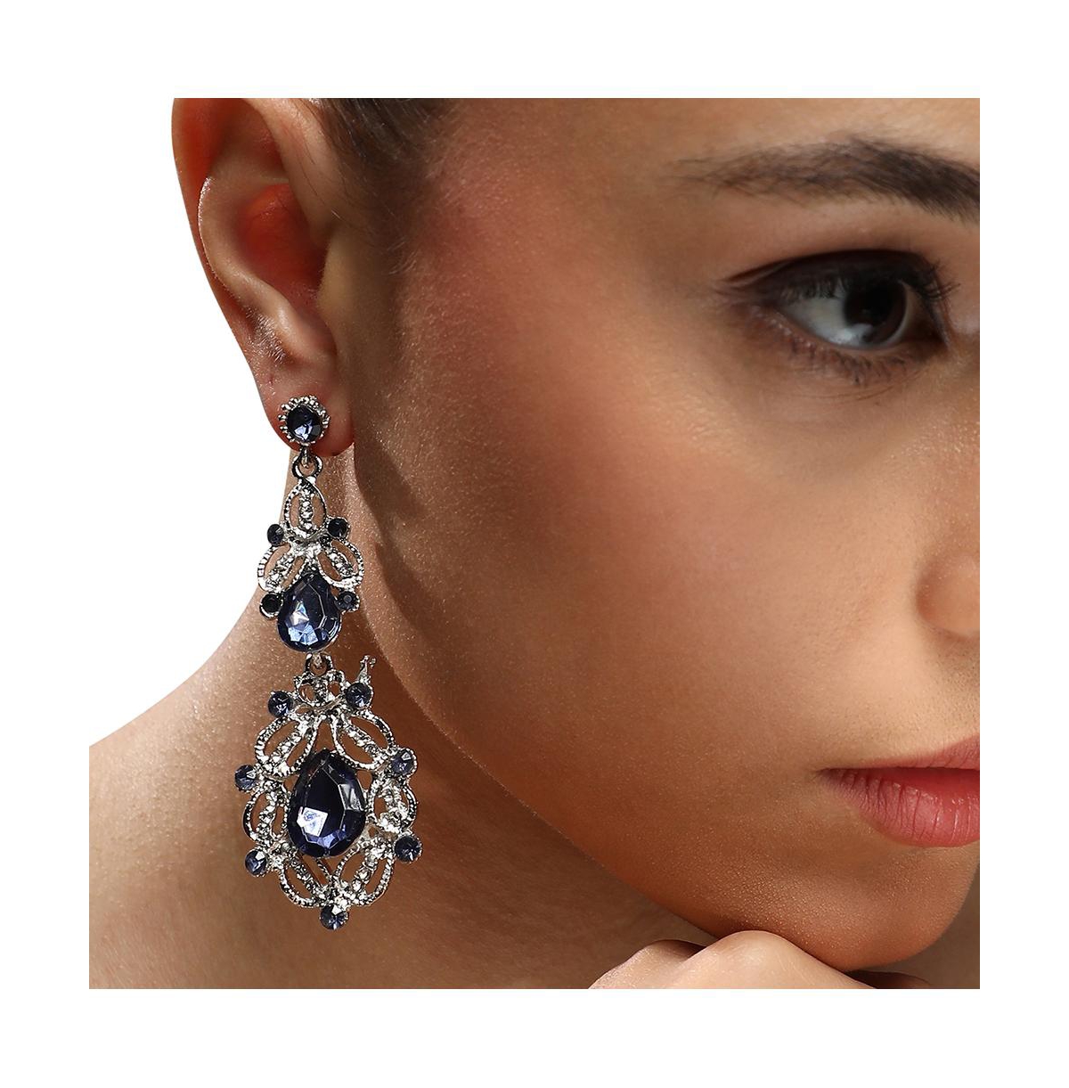Sohi Women's Regal Drop Earrings In Multi