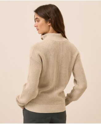 Women's Luxe Knit Henley Sweater