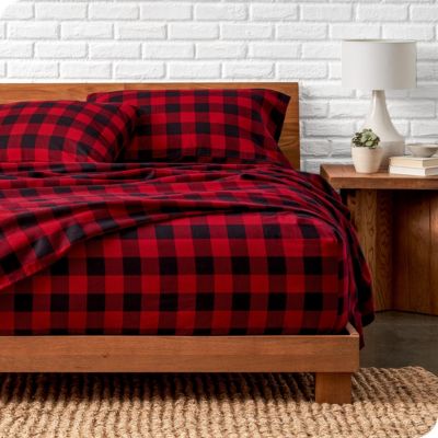 Printed Cotton Flannel Sheet Set