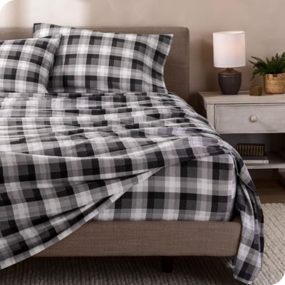 Printed Cotton Flannel Sheet Set
