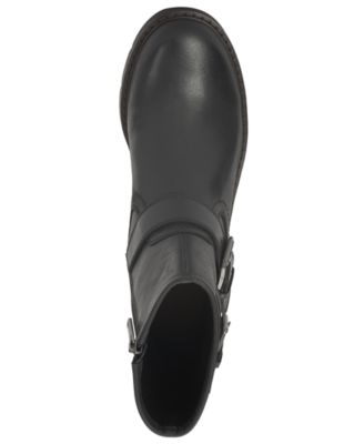 Women's Migyn Buckle Moto Lug Sole Booties