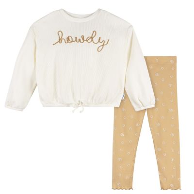 Toddler Girls 2-Piece Top and Legging Set