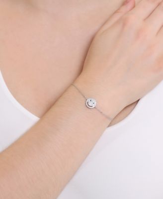 Cubic Zirconia Bracelet (0.59 ct. t.w.) in Sterling Silver (also in 14k Gold Over Sterling Silver)