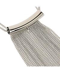 Women's The Hanging Chain Bar Lariat Necklace