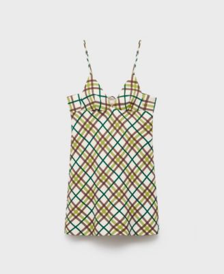 Women's Check Short Dress