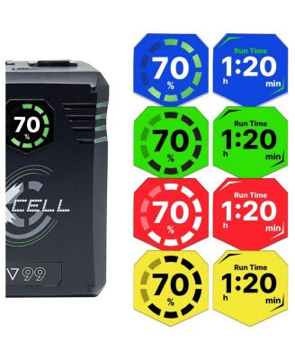 XCell 99 99Wh Lithium-ion Battery with ColorID OLED Display, V-Mount