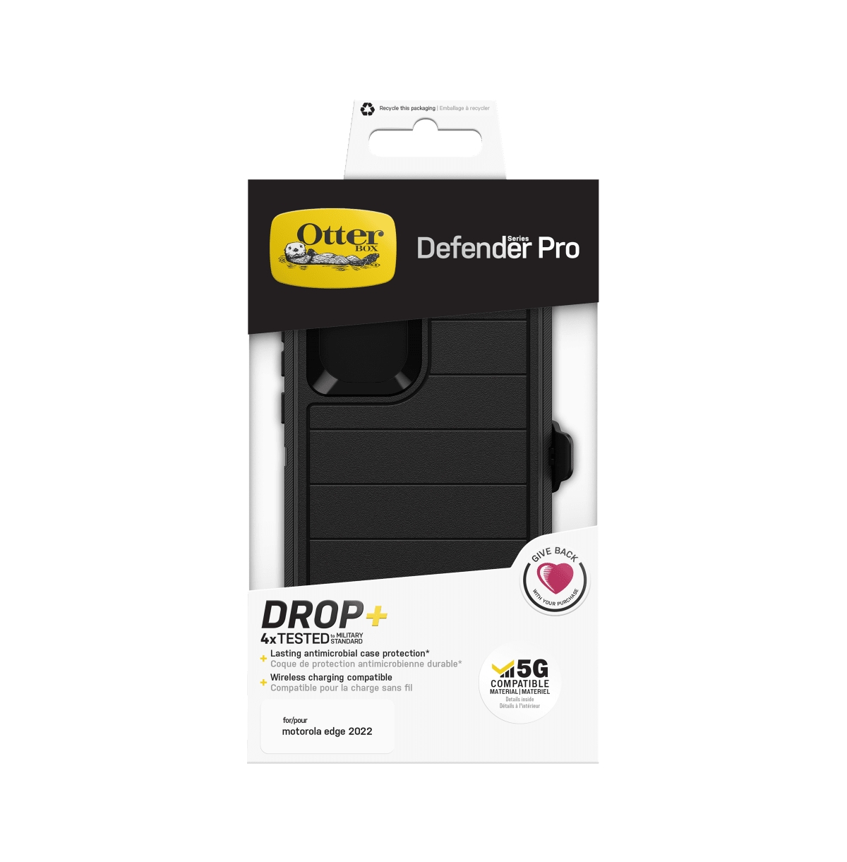 OtterBox Defender Pro Case for Motorola Moto Edge (2022)