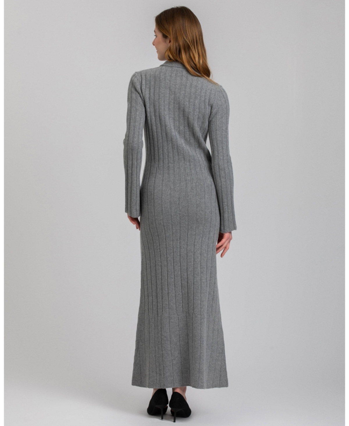Pietro Brunelli Milano Women's Ribbed Beatrice Maxi Dress