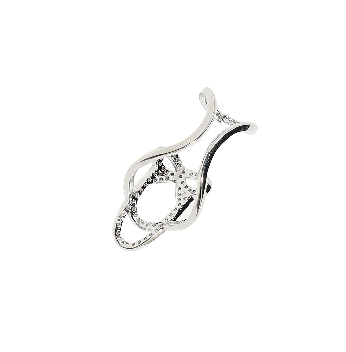 Sohi Party Nail Ring In Silver