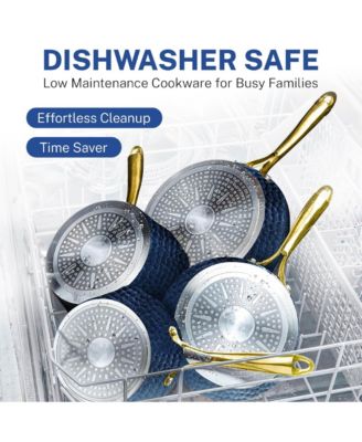 Charleston Collection 8 inch Hammered Ceramic Coating Nonstick Frying Pan