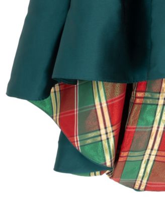 Girls' 7-16 Mikado One-Shoulder Hi-Low Dress