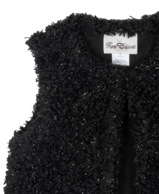 Girls' 2T-6X Top, Vest and Leggings, 3-Piece Set