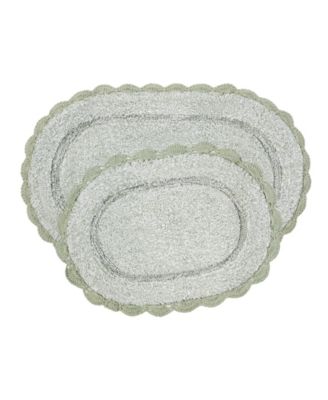 Crochet Cotton Bath Rug Set