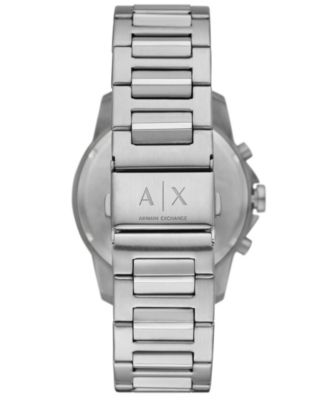 Armani Exchange Men's Chronograph Stainless Steel Gift Set, 44mm