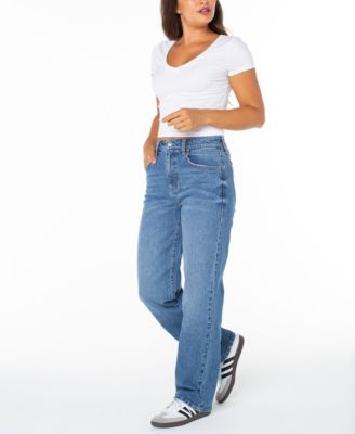 Juniors' Skater Straight-Leg Jeans