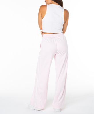 Juniors' Side-Striped Track Pants