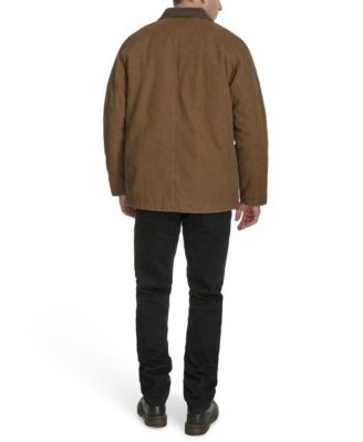 Men's Cotton Canvas with Corduroy Collar Barn Jacket 