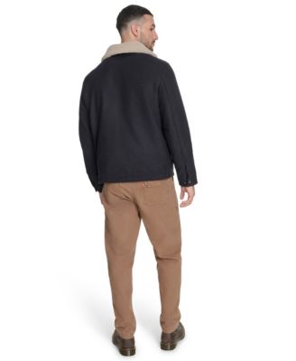 Men's Wool Blend Depot Sherpa Collar Jacket 