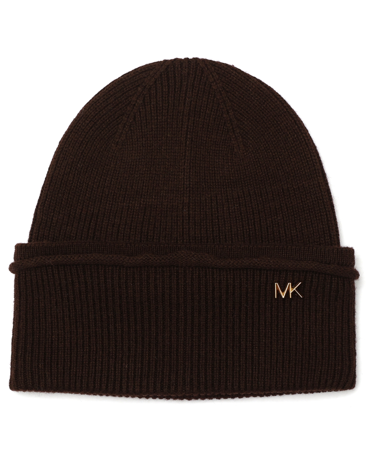 Michael Kors Women's Exposed Seam Cuff Beanie In Brown