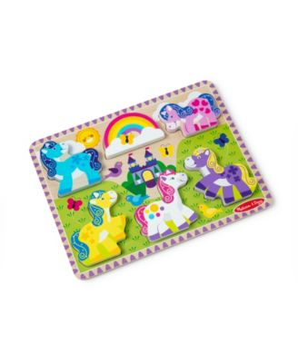 Melissa & Doug Unicorn Chunky Puzzle
