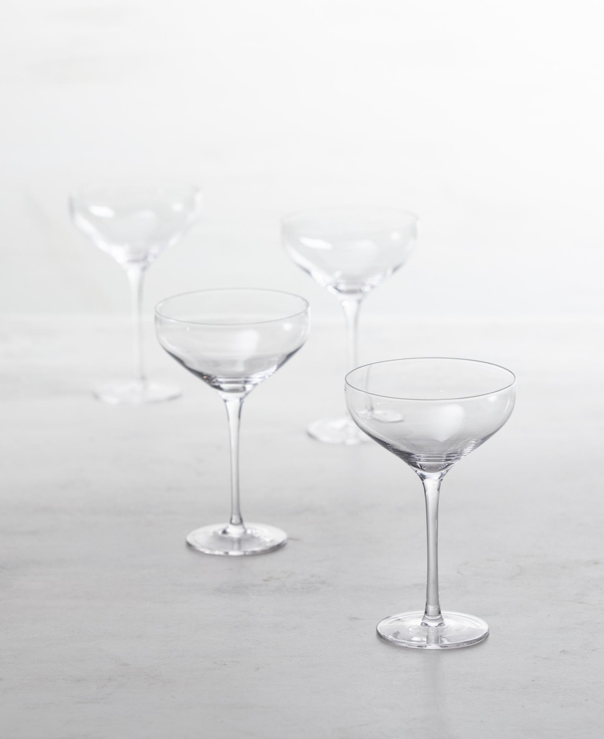 Fortessa Gala Coupe Cocktail Glasses, Set Of 4 In Transparent