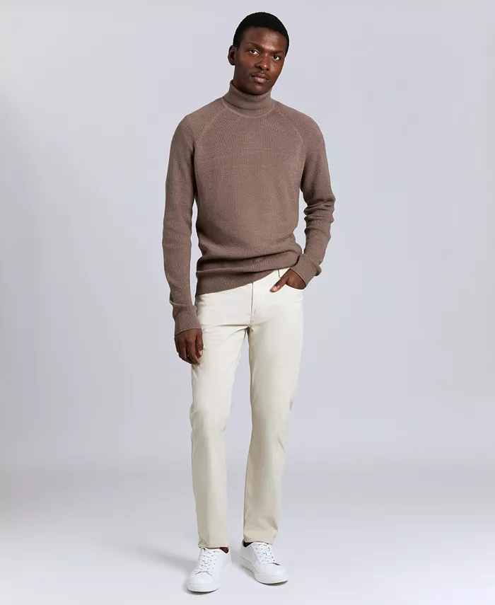 Men's Fold Over Turtleneck Sweater