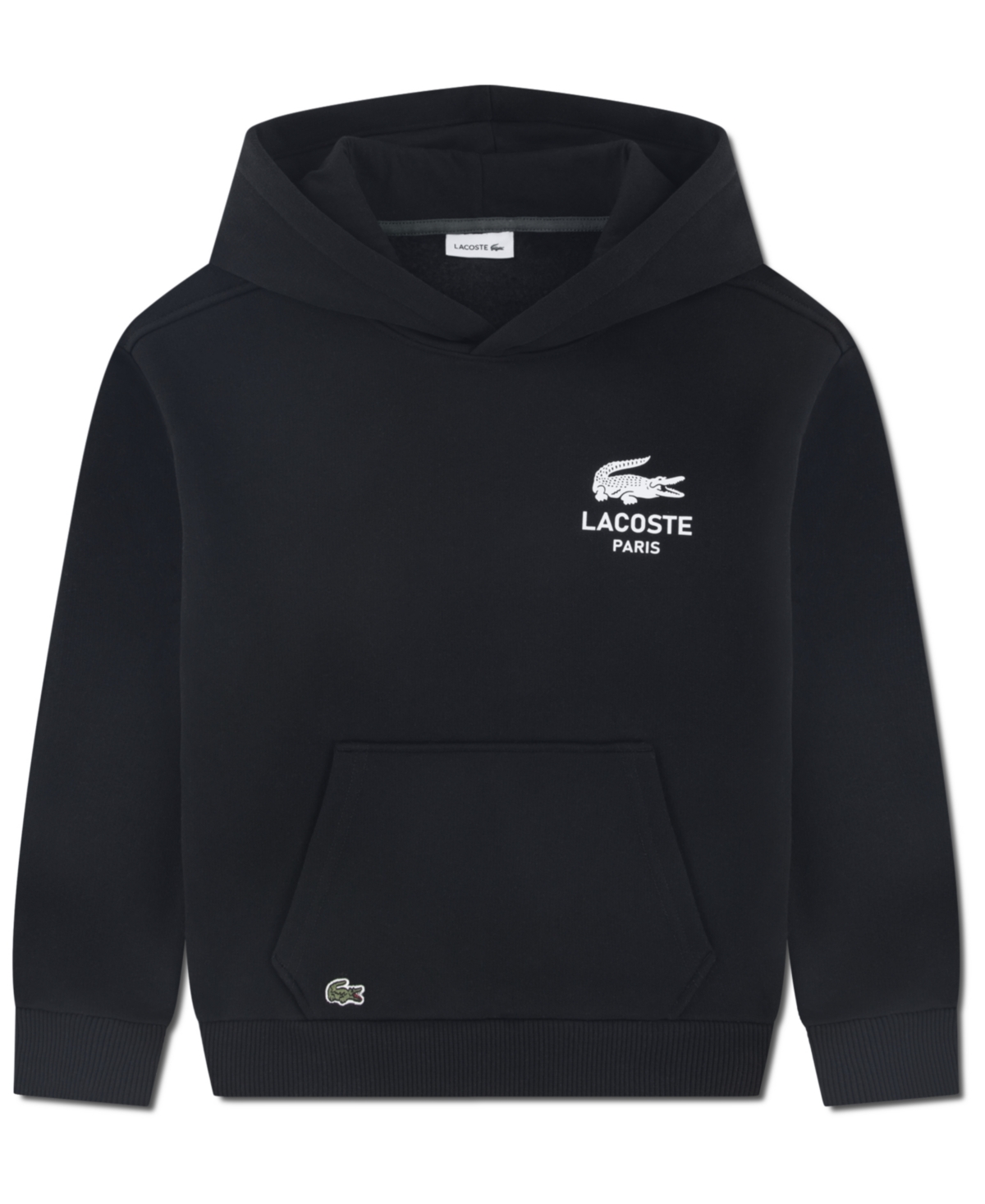 Lacoste Boys 8-20 Back Graphic Pull-On Hoodie
