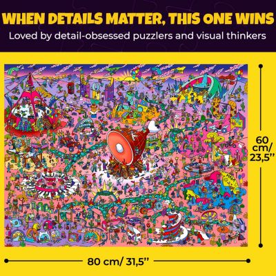 1000 Piece Puzzle for Adults with Hidden Secrets & Audio Story