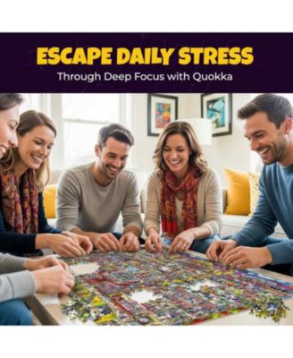 1000 Piece Puzzle for Adults with Hidden Secrets & Audio Story