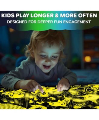 2x3 FT Glow in the Dark Floor Puzzle for Kids Ages 4-8
