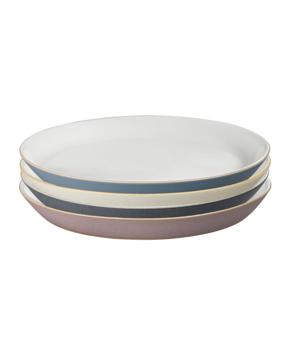 Denby Impression Assorted Dinner Plates, Set of 4