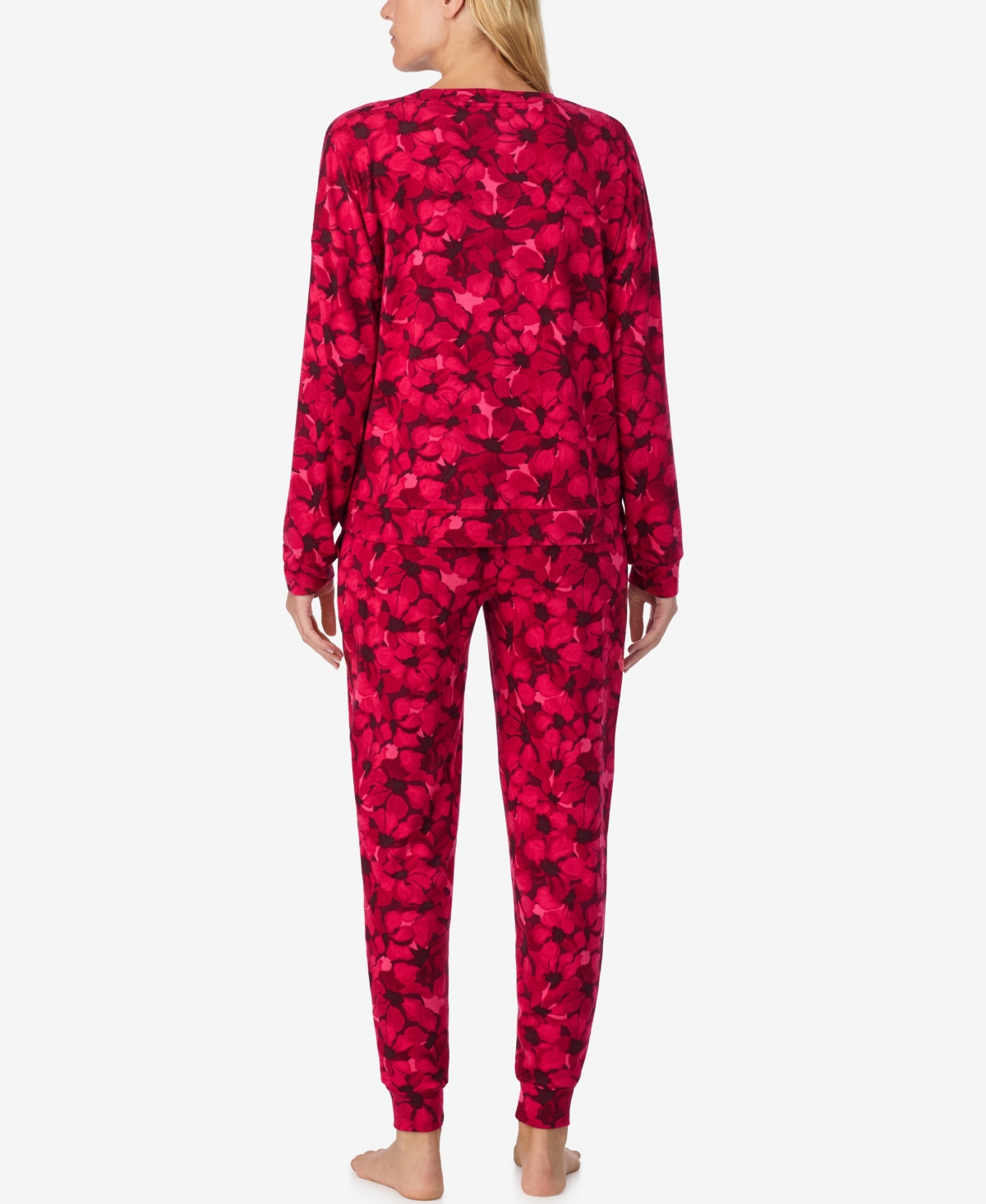 Sanctuary Women's 2-Piece Long Sleeves Top and Joggers Pajama Set