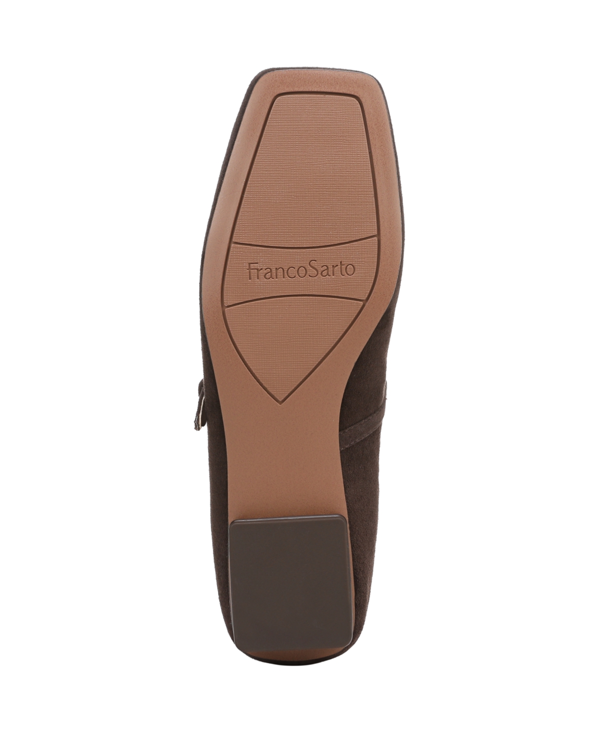 Franco Sarto Women's Tinsley Square Toe Mary Jane Flats In Brown