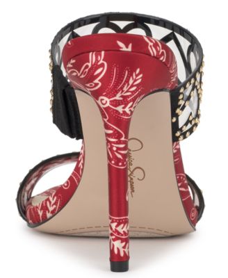 Women's Jovara Double Heart Band Stiletto Dress Sandals