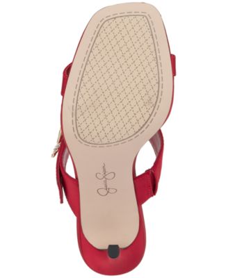 Women's Orrieta Heart Buckle Slip On Dress Sandals