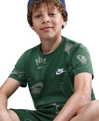 Big Kids Sportswear Printed Cotton T-Shirt