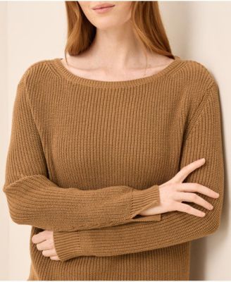 Women's Luxe Knit Boatneck Sweater