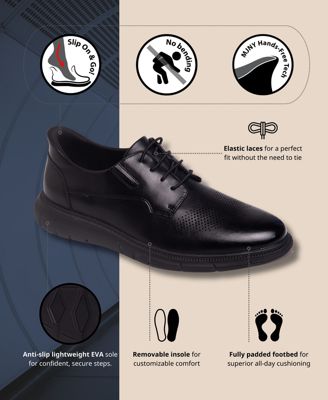 Men's Edward Street Hands-Free Slip On Technology Perforated Oxfords