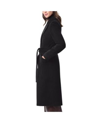 Women's Belted Wool Blend Coat